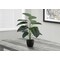 Monarch Specialties Artificial Plant, 24" Tall, Alocasia, Indoor, Faux, Fake, Table, Greenery, Potted, Real Touch I 9578 - alternate 4